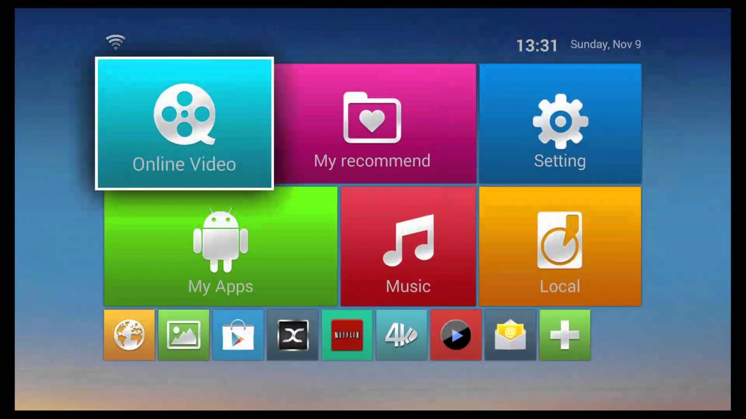 Public tv box UI  Public tv box UI
