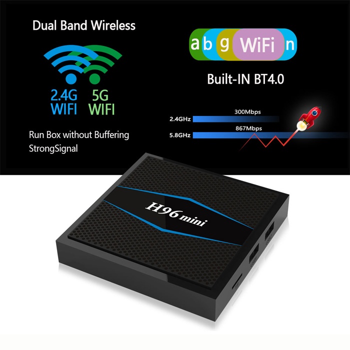 H96 Mini S905W 2.4G&5G wifi H96 Mini S905W 2.4G&5G wifi